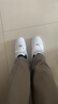 耐克空军一号男子轻便透气板鞋夏运动鞋NIKE AIR FORCE 1 CW2288 111白色/白色 39 实拍图
