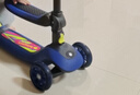 babycare儿童滑板车2-6岁二合一折叠车重力转向宝宝可坐生日礼物 奥里安蓝 实拍图