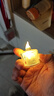 蜡烛灯浪漫结婚礼装饰用品创意生日布置求爱表白电子蜡烛小夜灯 小号4.5cm一个装 实拍图