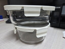 乐扣乐扣（LOCK&LOCK）玻璃饭盒保鲜密封冰箱便当饭盒收纳盒6件套（不锈钢盖） 实拍图