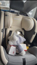 Heekin德国 儿童安全座椅汽车用0-4-12岁婴儿宝宝360度旋转ISOFIX硬接口 时尚灰(ISOFIX+360度旋转) 实拍图