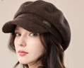 玖慕（JIUMU）纯羊毛八角帽秋冬季保暖贝雷帽画家帽日系南瓜帽报童帽鸭舌帽子女 实拍图