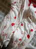 安阳童装冬季婴儿连体棉袄夹棉加厚150g宝宝棉服新生儿棉衣睡袋 大红平安喜乐棉袄 80cm 实拍图