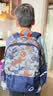 卡拉羊新款小学生1-2-3年级书包男女生轻便儿童休闲旅行减负双肩包可爱 深灰霸王龙 实拍图