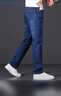 真维斯（Jeanswest）牛仔裤男士直筒宽松男裤2026春季长裤男士弹力休闲裤子蓝色32 实拍图