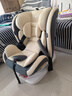 Heekin德国 儿童安全座椅汽车用0-4-12岁婴儿宝宝360度旋转ISOFIX硬接口 尊享灰(遮阳棚+上拉带+侧保护) 实拍图