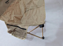 原始人（The Primitive）户外折叠椅露营椅子躺椅便携折叠月亮椅小凳子折叠凳钓鱼凳 热卖-经典款卡其【加大底座+绷带加固】 实拍图