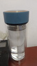 富光 男女士双层玻璃杯 高硼硅泡茶杯 茶水分离水杯带茶隔杯子500ml 实拍图