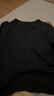 优衣库女装罗纹亨利领T恤/长袖修身短款内搭打底479591 487908 487908/09黑色 2XL 实拍图