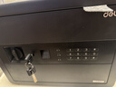 得力（deli）保险柜 家用办公指纹密码WiFi保险箱小型入墙入柜保密柜全钢防盗保管柜 可固定安装 30cm曜黑 实拍图
