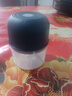 绞肉机小型打蒜器家用绞蒜切蒜器多功能辅食料理机电动蒜泥神器蒜蓉机自动切菜机压蒜器 宝蓝色- 0.26L （升级大电机） 实拍图