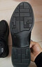 海澜之家HLA皮鞋男士商务休闲春夏德比正装鞋子男H135/H171 黑色45 实拍图