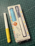 百乐（PILOT）Kakuno笑脸学生钢笔小学生3-6年级可换墨囊书法钢笔儿童练字带墨胆CA.FKA1SRSYEF-IC-ZH EF咀 淡黄 实拍图