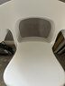 佳匠现代塑料餐椅家用加厚扶手牛角椅靠背接待座椅餐厅烧烤店户外椅子 白色-加大加厚净重4.3公斤 晒单实拍图