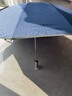 泽时雨（zeshiyu）德国绿巨人24骨反向伞全自动雨伞超大男女加厚加固防晒伞定做礼品 双纤24骨124CM-蓝色（送礼盒） 实拍图