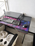 奥伦福特  电脑桌台式家用电竞游戏桌办公书桌简约书房写字桌子 碳纤维纹路单桌-80*60 升级款电竞桌 实拍图