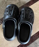 QYCKABY洞洞鞋男士夏季EVA家居户外两穿透气卡通厚底浴室防滑半凉拖鞋女 哈士奇【黑色】 42-43 适合41-42 实拍图