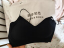 草本初色内衣女小胸聚拢无钢圈透气山茶花香氛文胸罩 梦境黑 M 实拍图