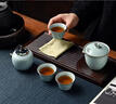 金镶玉 茶具配件 黑檀杯垫茶杯垫隔热垫 茶托垫子套组 树叶杯垫 实拍图