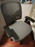 得力（deli）4900S 人体工学靠背办公椅/电脑椅/职员椅 可升降转椅舒棉坐垫 灰 实拍图