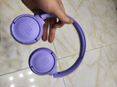 JBLTUNE520BT头戴式蓝牙无线耳机 通话降噪耳机耳麦 手机电脑笔记本耳机 紫色 实拍图