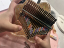 前谷卡林巴拇指琴21音水晶透明手指琴初学者儿童乐器生日礼物 实拍图