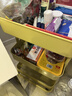 宜家（IKEA）拉斯克家居小推车置物架移动茶水咖啡桌客厅厨房收纳架 米色黄色大号 35*45*77cm 实拍图