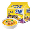 康师傅泡面方便面 大食袋大面饼五连包 泡面袋装整箱装 速食品夜宵 【共10袋1200g】肥牛+香辣+饭盒 实拍图