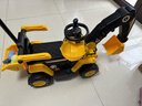 爸爸妈妈挖掘机玩具车儿童可坐人男孩遥控电动可挖挖土机大号工程车带推把 实拍图