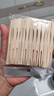 特美居（temeiju）水果叉一次性叉子月饼蛋糕竹制加厚点心叉外卖打包环保木叉100支 实拍图