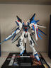 万代（BANDAI） 高达模型 mg  1/100 敢达模型拼装玩具 机甲机器人金刚玩具 MG 自由高达 2.0 实拍图