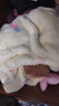果壳（Gukoo）睡衣女冬季新款多款可爱女家居服保暖连帽卡通睡袍 奶黄 L 实拍图
