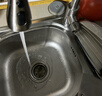 京东京造 厨房水龙头 抽拉式洗菜盆龙头 304不锈钢360°旋转冷热水3功能 实拍图