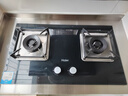 海尔（Haier）燃气灶家用天然气灶5.2KW台嵌两用瞬燃点火双眼灶具熄火保护钢化玻璃猛火Q2BE53(12T) 实拍图
