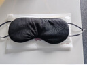 宜家依眼罩睡眠遮光透气男女士午睡觉专用重力儿童助眠仿真丝温凉敷感黑 实拍图