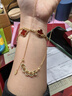 周六福五帝钱黄金项链女足金吊坠生日礼物计价A0615182约5.59g 40+5cm 实拍图