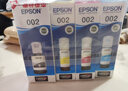 爱普生（EPSON） 002原装墨水耗材适用于L4266/4268/4269/6268/6278/6298/6279打印机 4只装（1黑3彩） 原装 实拍图