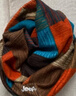JEEP围脖帽子男士冬季防寒两用围巾骑行脖子防风面罩女士保暖护颈脖套 咖橙竖纹【柔软亲肤】 极速发货丨吉普正品 实拍图