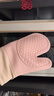 展艺硅胶手套粉色2只耐高温防烫加厚雪花酥曲奇饼干蛋糕烘培工具露营 实拍图