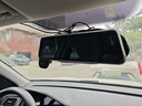 360行车记录仪M320 2K+ 高清夜视前后双录后视镜+停车监控线+64G卡 实拍图