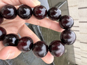 紫辰檀《千年树龄老料》满金星印度小叶紫檀手串文玩佛珠子男女款满天星 满金星紫檀手串20mm12颗葫芦款 实拍图