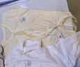 贝瑞加（Babyprints）宝宝连体衣2件装婴儿纯棉衣服四季薄款家居内衣透气爬服 白黄66 实拍图