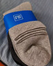 海澜之家袜子男女中筒纯棉100%棉抗菌消臭抗起球纯色运动休闲中长袜5双装 实拍图