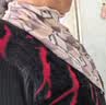 千格鸟三角围巾围脖护颈假领套头脖套套头保暖男女通用三角巾秋冬 立方燕麦 实拍图
