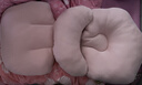 十月结晶孕妇枕头护腰枕侧卧枕多功能托腹裸感护腰睡觉用品抱枕 静逸粉 实拍图