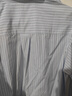 优衣库全棉条纹衬衫/长袖女装衬衣薄外套479079 61 水蓝色 L /160/88A 实拍图