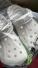 CROCS卡骆驰贝雅洞洞鞋沙滩鞋|10126 白色-100 37/38(230mm) 实拍图