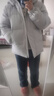鸭鸭（YAYA）羽绒服女2025最新款冬季小个子显瘦蓄热加厚保暖云感泡芙韩版外套 浅灰色 M (建议110-125斤) 实拍图