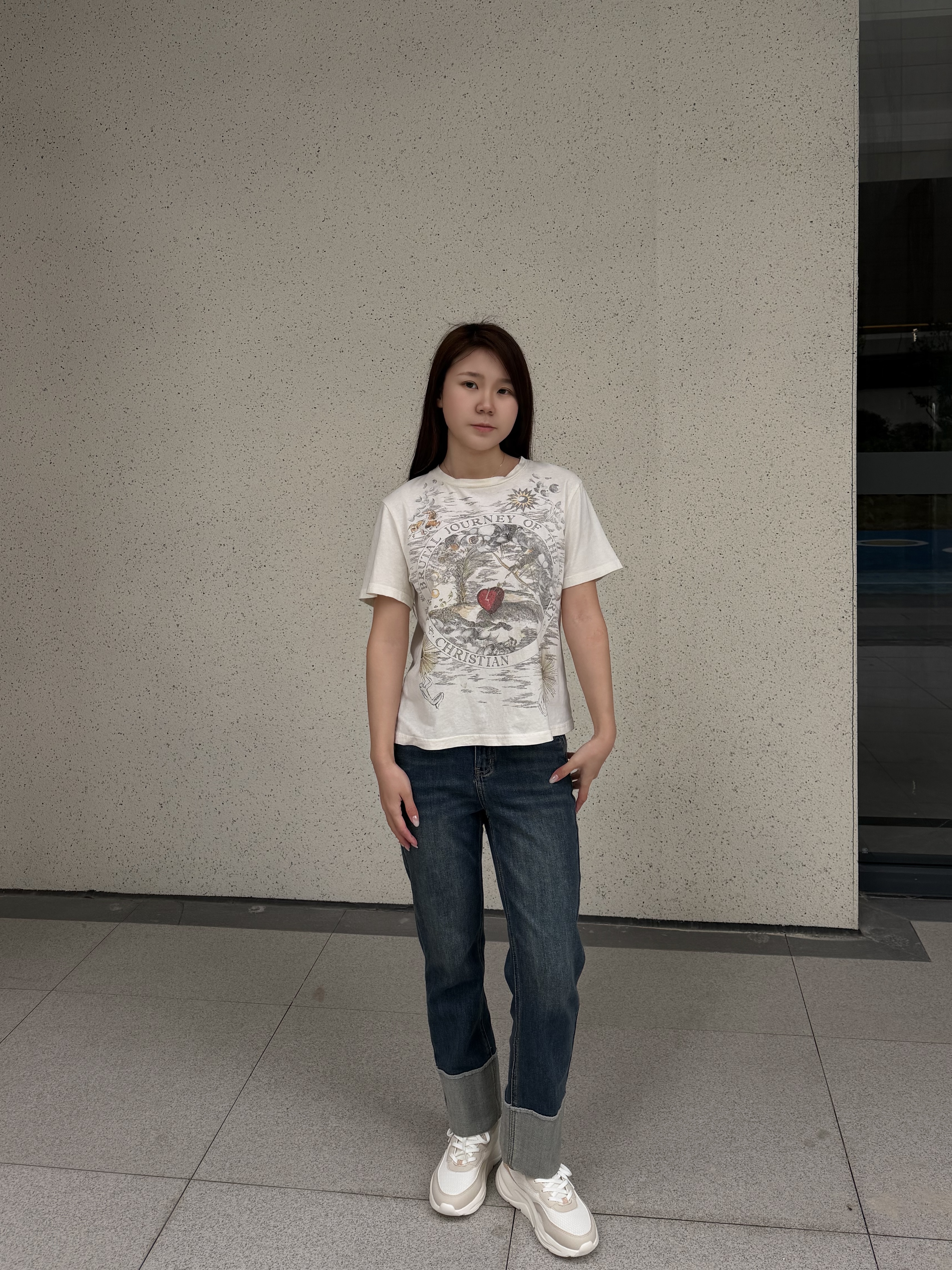 安踏小千禧丨休闲女鞋透气夏网面厚底增高通勤减震软底舒适运动老爹鞋 【小千禧】象牙白/净瓷白-3 36 实拍图