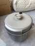 九阳（Joyoung）电压力锅8L 超大容量8-10人家用智能预约带不锈钢蒸笼压炖蒸煮样样精通Y-80H20椰子灰电饭煲高压锅 实拍图